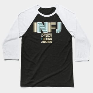 INFJ - Typography Design 4 Baseball T-Shirt